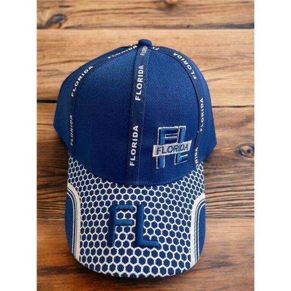 Hats for Men | Adjustable Florida FL Hat High-Quality Embroidery Florida Men Cap - Picture 2 of 3